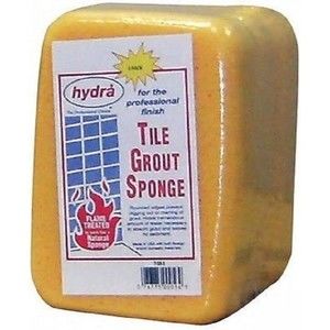 3 Pack Hydra Sponge Tile Grout Rounded Foam Sponge Flame Treated NEW!